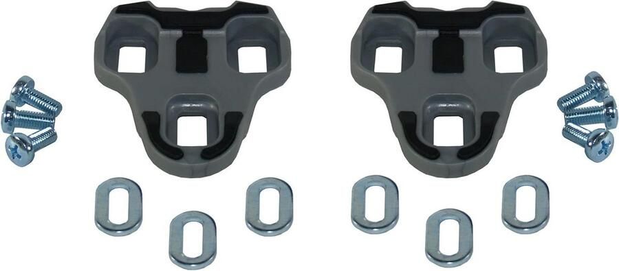 Fietsschoen Plaatjes Cleats Schoenplaatjes Wegwielrennen Anti-slip Grip 4.5 graden Grijs