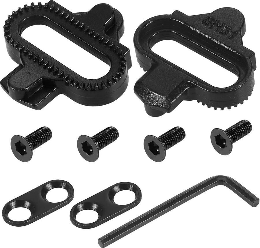 Fietsschoen Plaatjes Schoenplaatjes Set Fietsen Binnen Buiten Roestvrij Staal 304 16.4 x 6 x