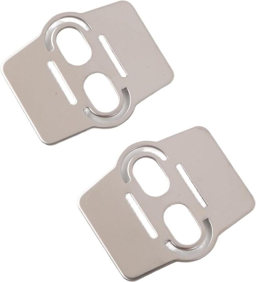 Fietsschoen Plaatjes Shim Set Fietsen Ultralicht Gewicht 2 Stuks Zilver