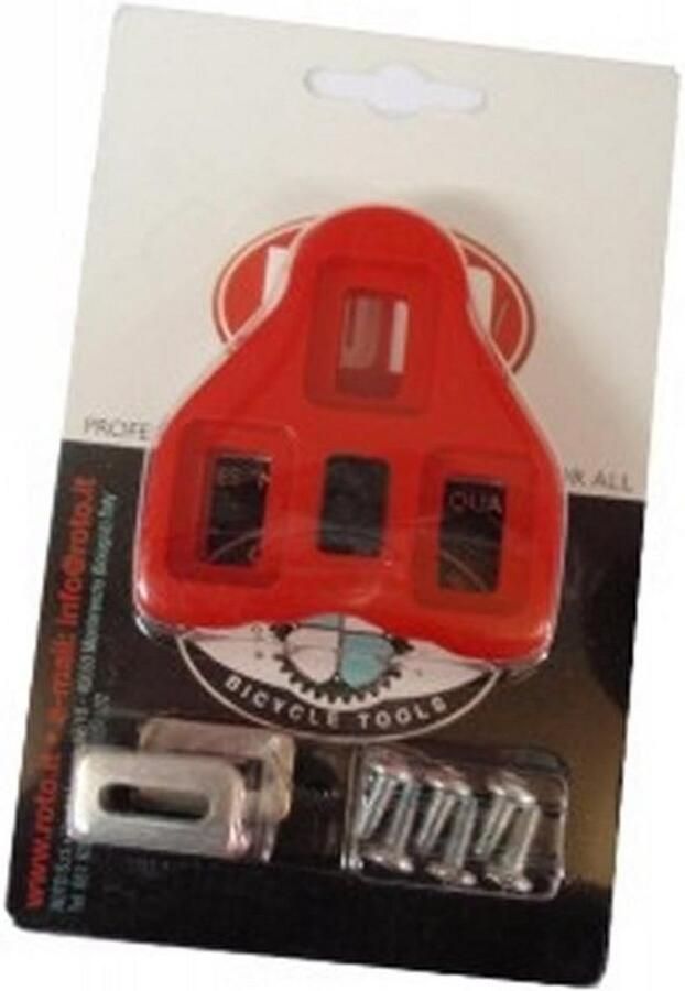 Fietsschoen Plaatjes Vervangende Cleats Fietsen Op De Weg Met 4.5 Gr Zweven Look Delta Compatibel Rood