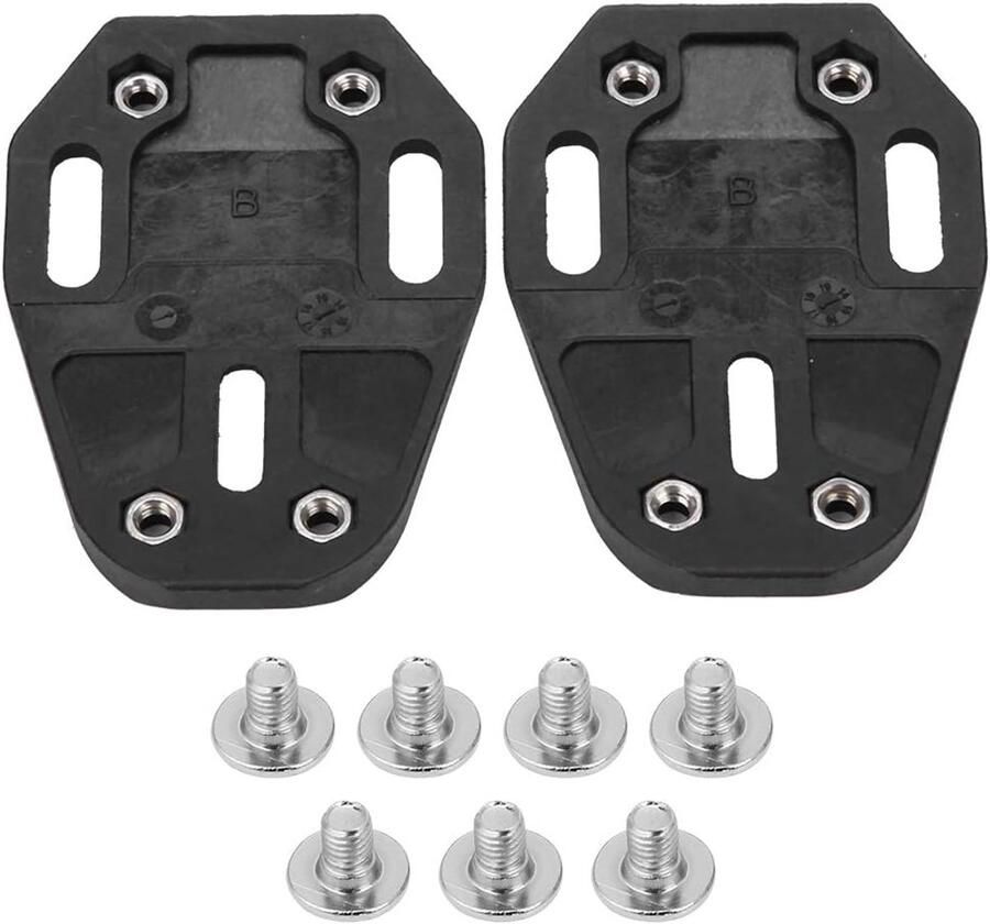 Fietsschoen Schoenplaatjes Adapters Fietsen Wandelen Nylon Materiaal 9x6x Zwart