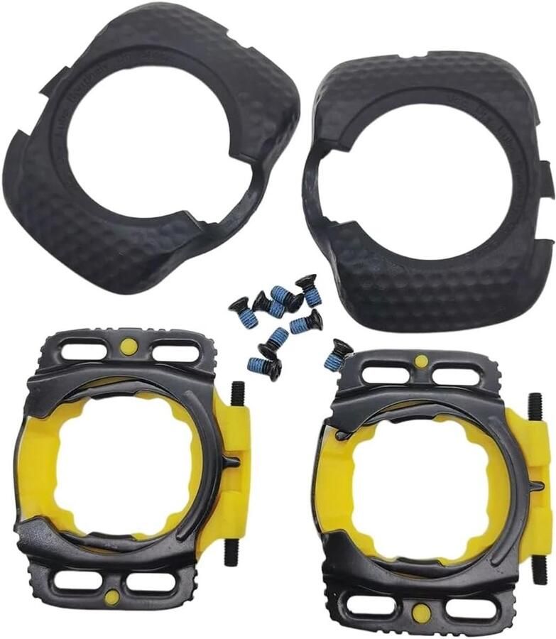 Fietsschoen Schoenplaten Pedaalplaatjes Fiets Wahoo Speedplay Zero Snelle Ontgrendeling 69x60x7mm Zwart