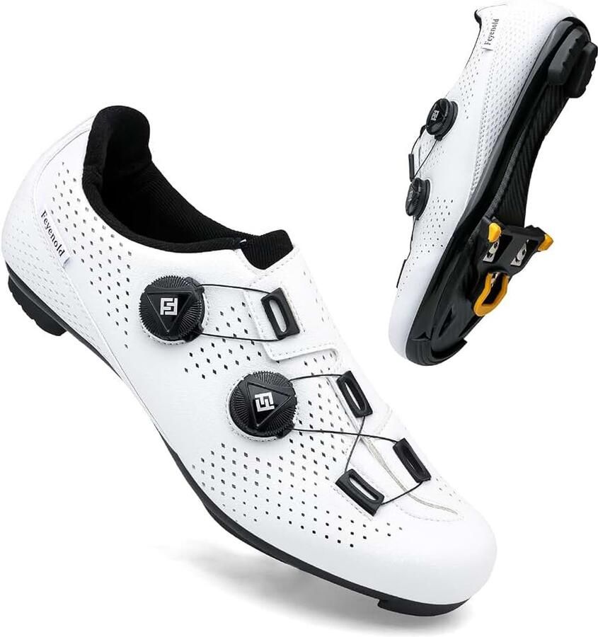 Fietsschoenen dames wielerschoenen compatibel met SPD-SL pedaal & compatibele installatie SPD Look KEO Cleats rijschoenen
