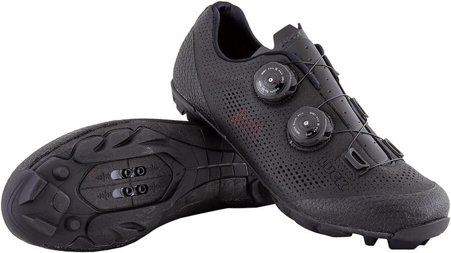 Fietsschoenen MTB Schoenen Mountainbiken Offroad Dubbele Draaisluiting Koolstofzool