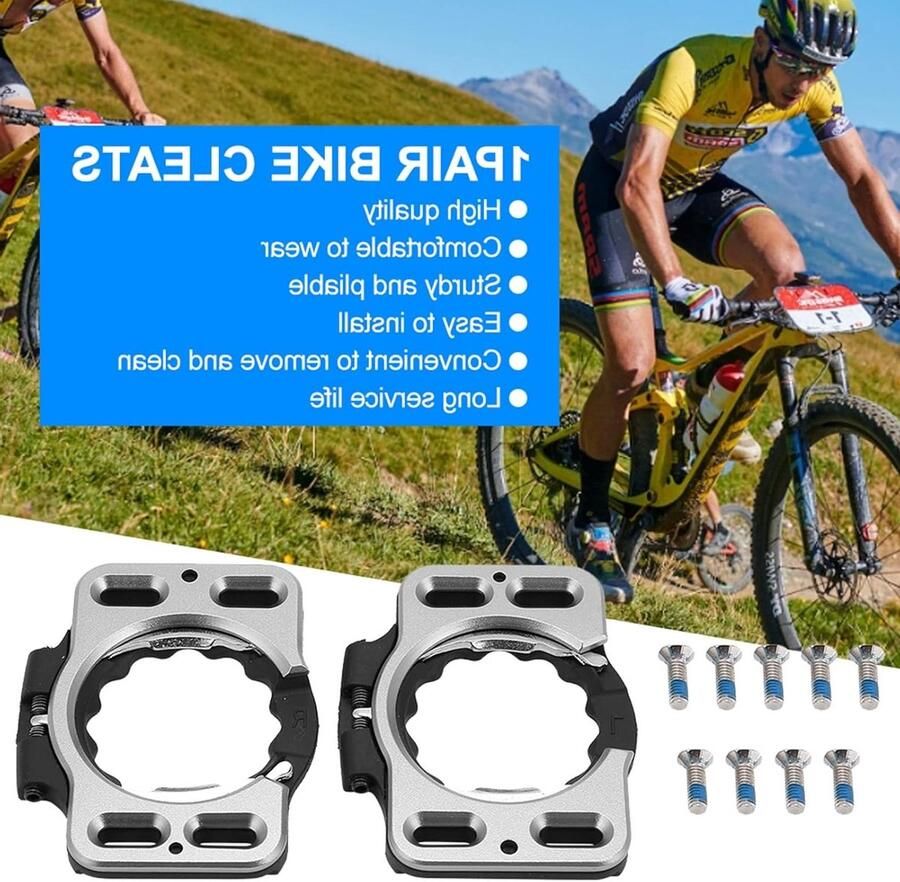 Fietsschoenen Cleats met Snelsluiting 1 Paar Pedal Clips en Beschermhoezen voor SpeedPlay Zero en andere Pedalen