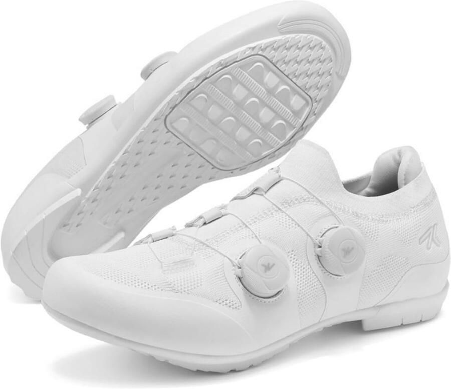 Fietsschoenen Unisex Sport Sneakers Binnen Fietsen Ade d Mesh Wit