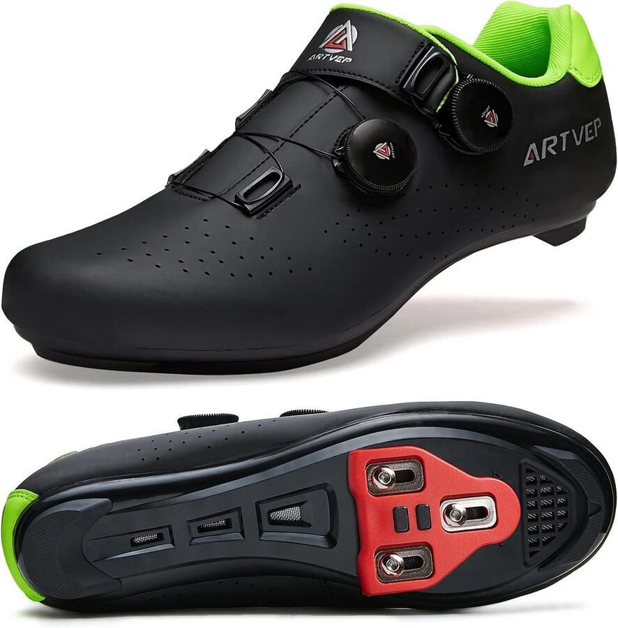 Fietsschoenen voor heren Compatibel met Look SPD-SL en Delta-schoenplaatjes Geschikt voor binnen en buiten