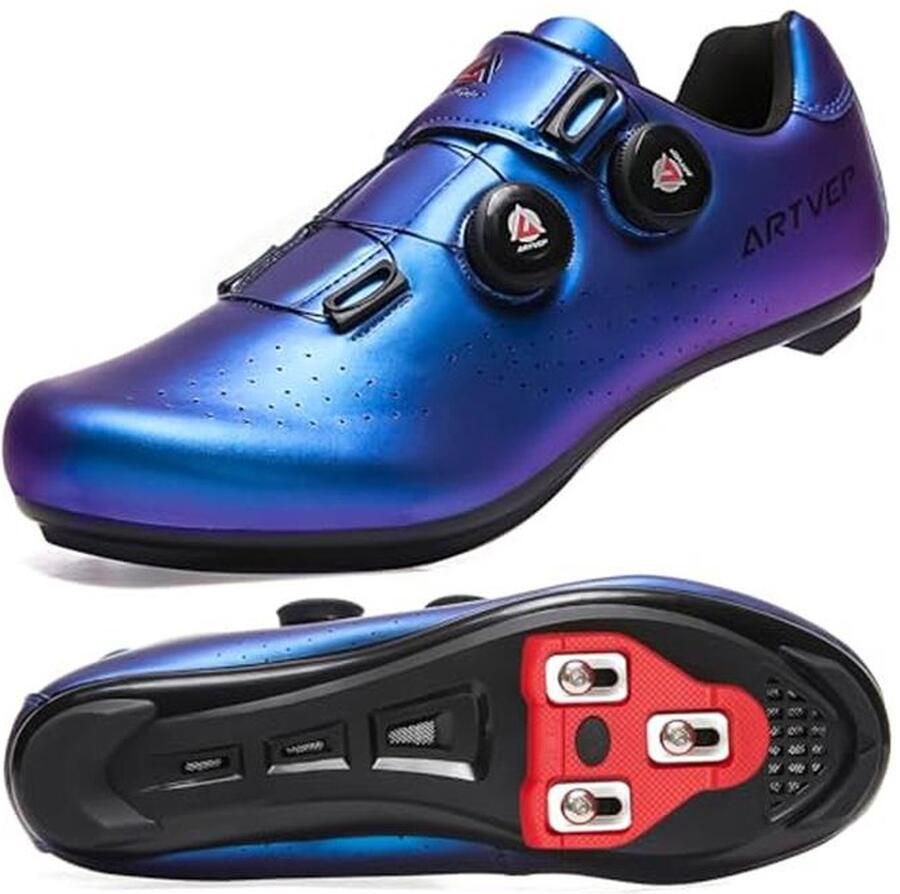 Fietsschoenen voor en Compatibel met SPD en SPD-SL Schoenplaatjes Geschikt voor Racefietsen en MTB