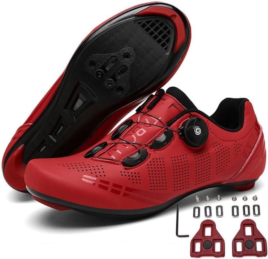 Fietsschoenen voor en Racefiets en mountainbike SPD-schoenplaten Geschikt voor outdoor en indoor gebruik UK