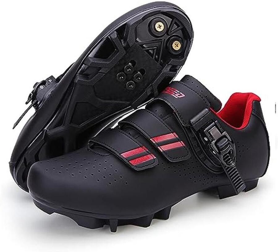 Fietsschoenen voor heren geschikt voor mountainbike en racefiets compatibel met SPD en Delta systeem