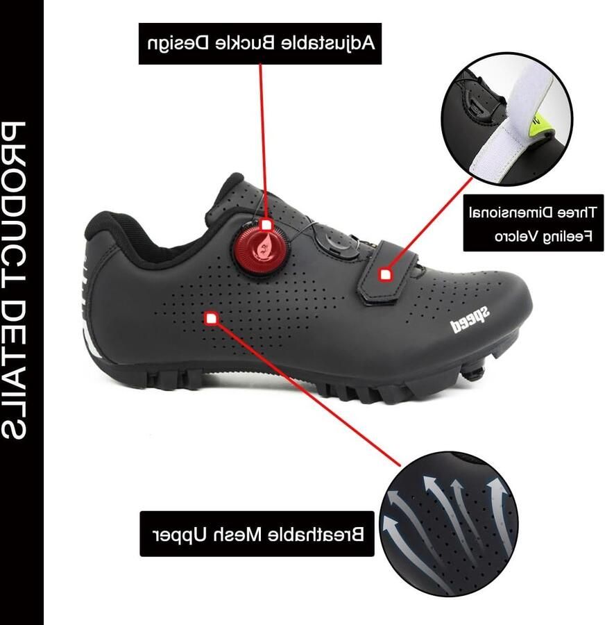 Fietsschoenen voor nen en Geschikt voor MTB en Wegfietsen SPD Compatibel en Comfortabel