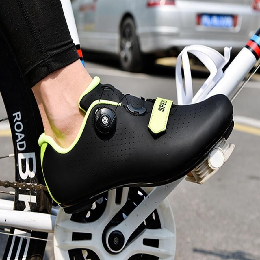Fietsschoenen voor nen en Geschikt voor Wegfietsen met Delta-Cleats en SPD-SL Pedalen Ideaal voor Peloton en Racefietsen