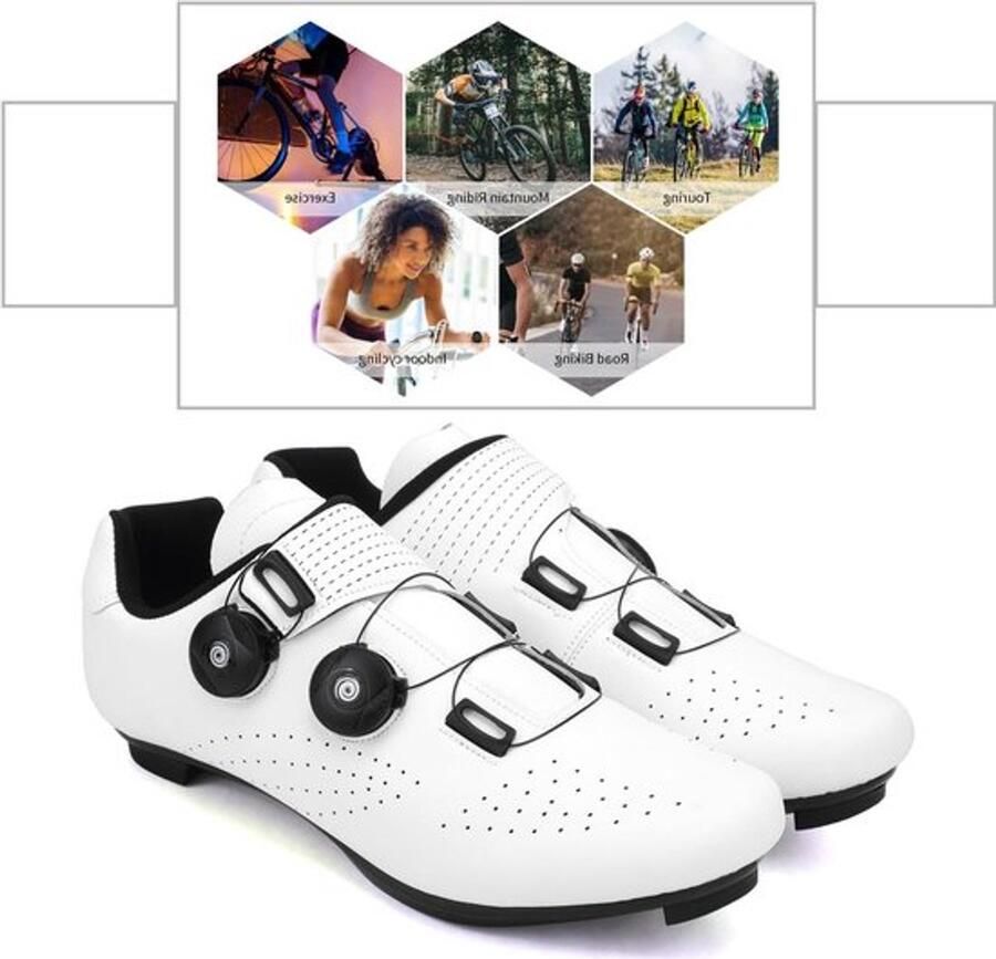 Fietsschoenen voor nen en Unisex MTB en Wegfietsschoenen met SPD SLAanpassing voor Optimale Prestaties