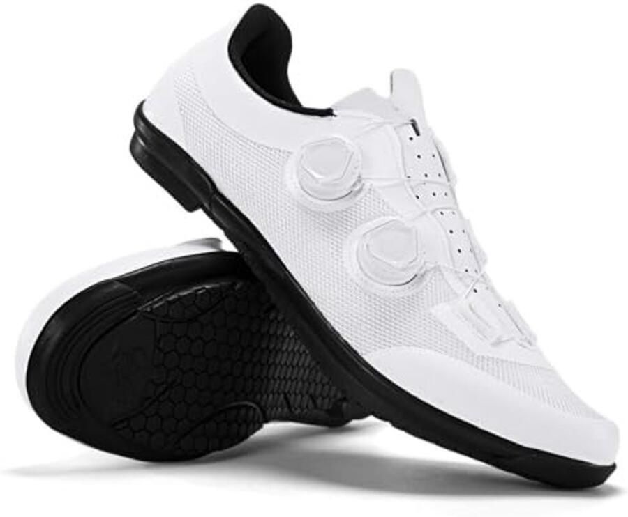 Fietsschoenen zonder vergrendeling Platte zool Wit - Foto 1