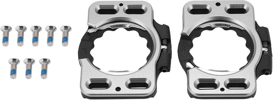 Fietsschoenklem Pedaalklem Fietsen Lichtgewicht Duurzaam 7.3x5.9x Zwart Zilver