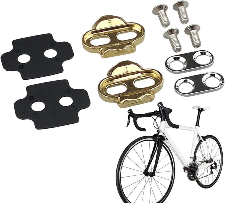 Fietsschoenplaatjes Adapters Schoenplaatjes Adapters Fietsen Kopermateriaal 52 gram null