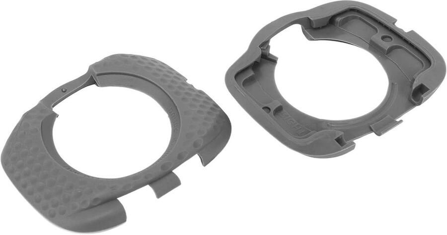 Fietsschoenplaatjes Beschermers Pedaalhoezen Bescherming en Wandelen Duurzaam Rubber 2 stuks Zwart