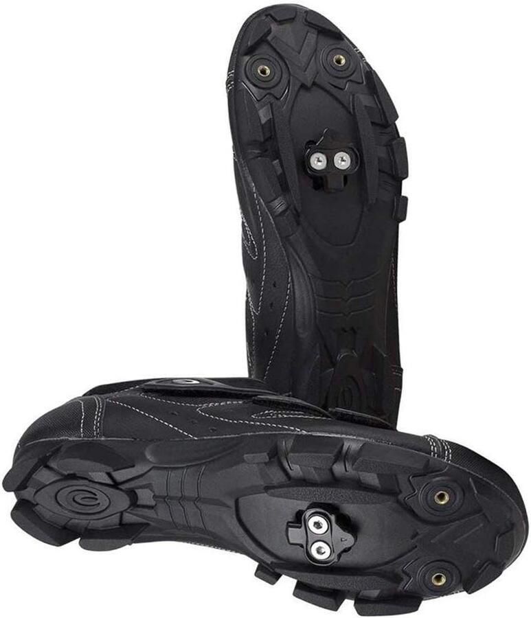 Fietsschoenplaatjes Cleats Fietsen 14° Verstelbaar 66 g set Zwart
