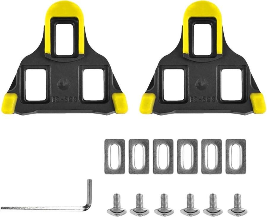 Fietsschoenplaatjes Cleats Pedaalgesp Fietsen Prestatie Verbeteren 6 Graden Float Systeem 10 x
