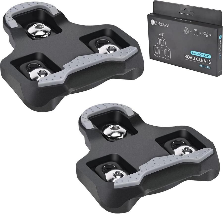 Fietsschoenplaatjes Compatibel met Look KEO Grip Inclusief Montagemateriaal