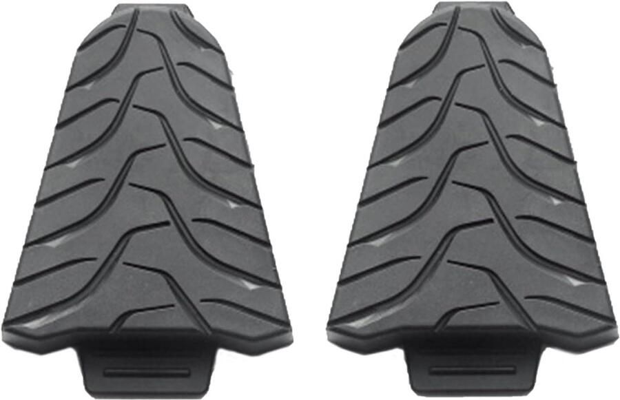 Fietsschoenplaatjes Covers Pedaal Beschermers Fietsen Bescher Antislip Grip One Size Zwart