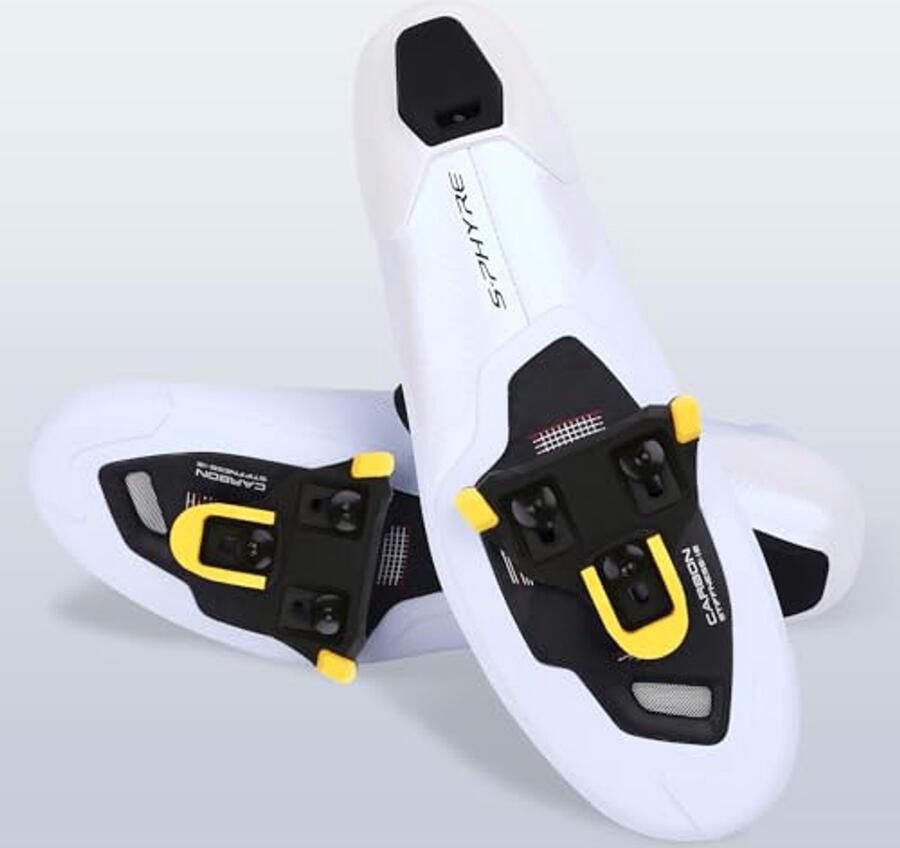 Fietsschoenplaatjes Kies Set Wegfietsen Compatibel met Shi o 787 x Geel
