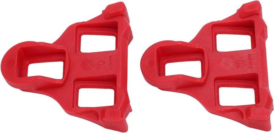 Fietsschoenplaatjes Plaatclips Fietsen Antislip Ontwerp 3-gaats Rood