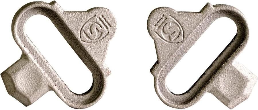 Fietsschoenplaatjes Schoenplaatjes Mountainbike Fietsen Off-road 3D-geprint Titanium 10 x 5 x Zilver