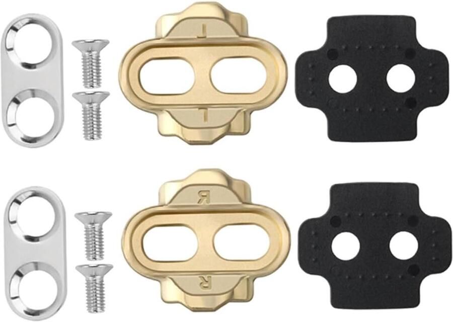 Fietsschoenplaatjes Schoenplaten Klamp Fietsen Groter Voetoppervlak 464 Gram Gemengde kleur