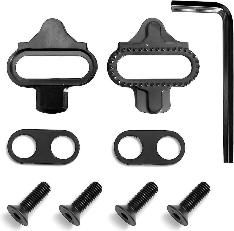 Fietsschoenplaatjes Set Compatibel met SPD Pedalen voor Mountainbike en Racefiets