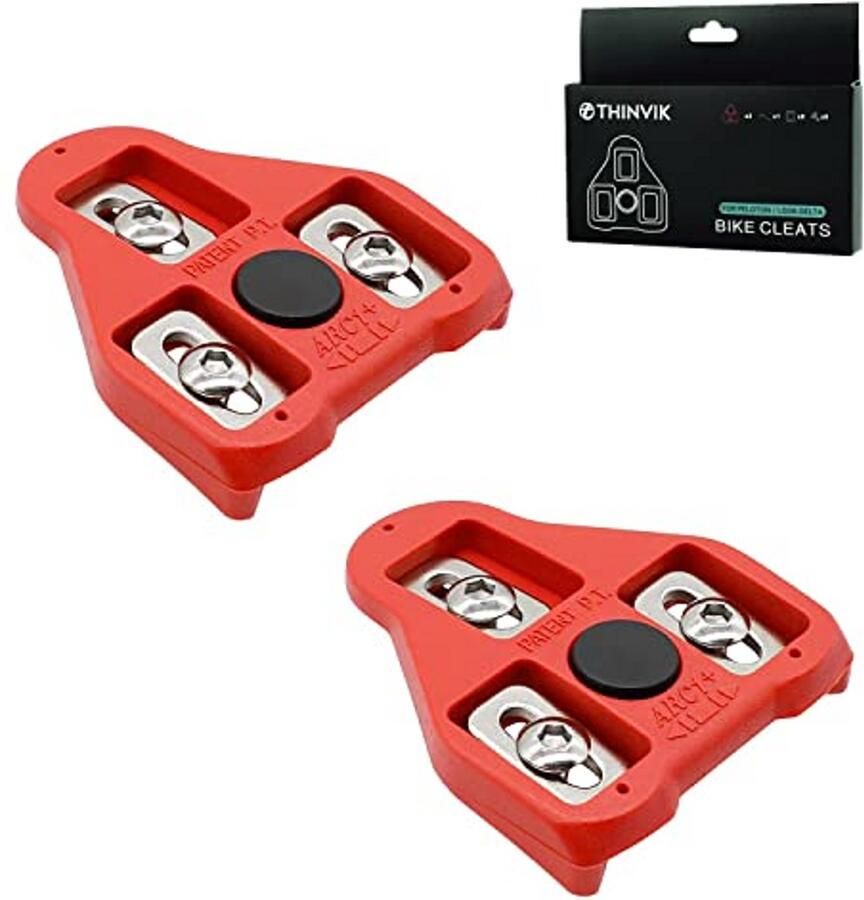 Fietsschoenplaatjes Set Indoor Fietsplaatjes Spinning Binnen 9 Graden Bewegingsvrijheid 2 Stuks Zwart