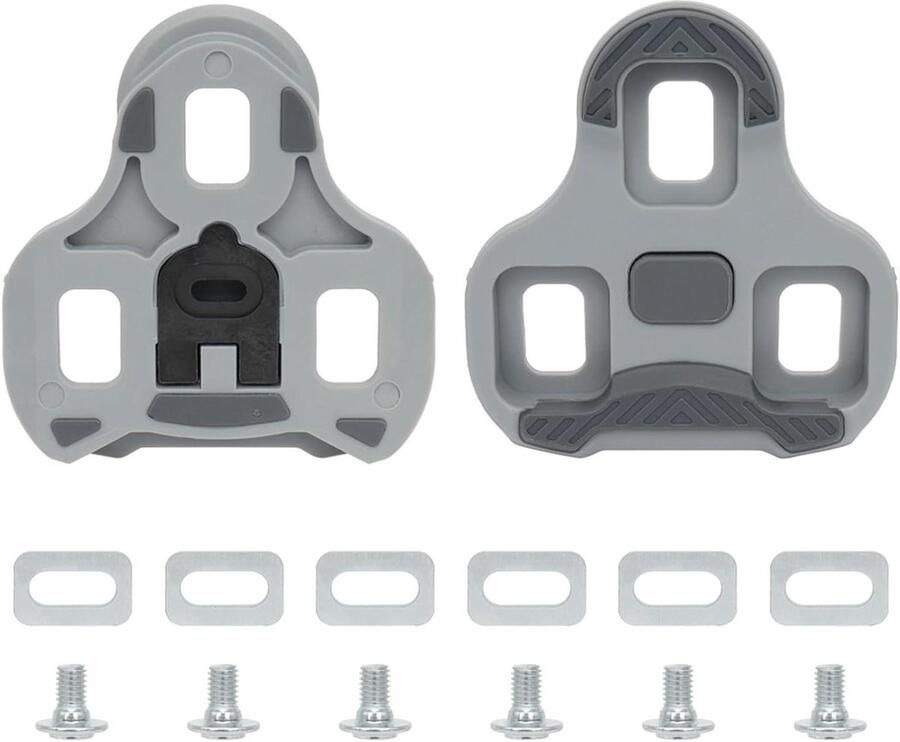 Fietsschoenplaatjes Set Pedaal Adapters Efficiënt Fietsen Zelfsluitend Ontwerp 4.5 Graden Universeel