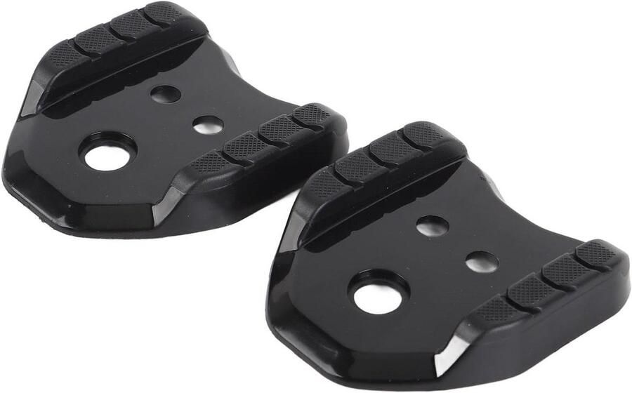 Fietsschoenplaatjes Set Pedaalplaatjes Veelzijdig Fietsen Nylon TPU Metaal 2 Stuks Zwart