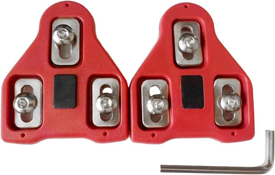 Fietsschoenplaatjes Set Schoenplaatjes Fiets Wegfietsen & Indoor 9 Graden Floatsysteem 15 x