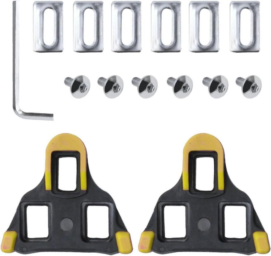 Fietsschoenplaatjes Spacer Set Schoenplaat Adjusters Optimale Positie Verbeterde Krachtoverdracht 7.6 x 5.1 x