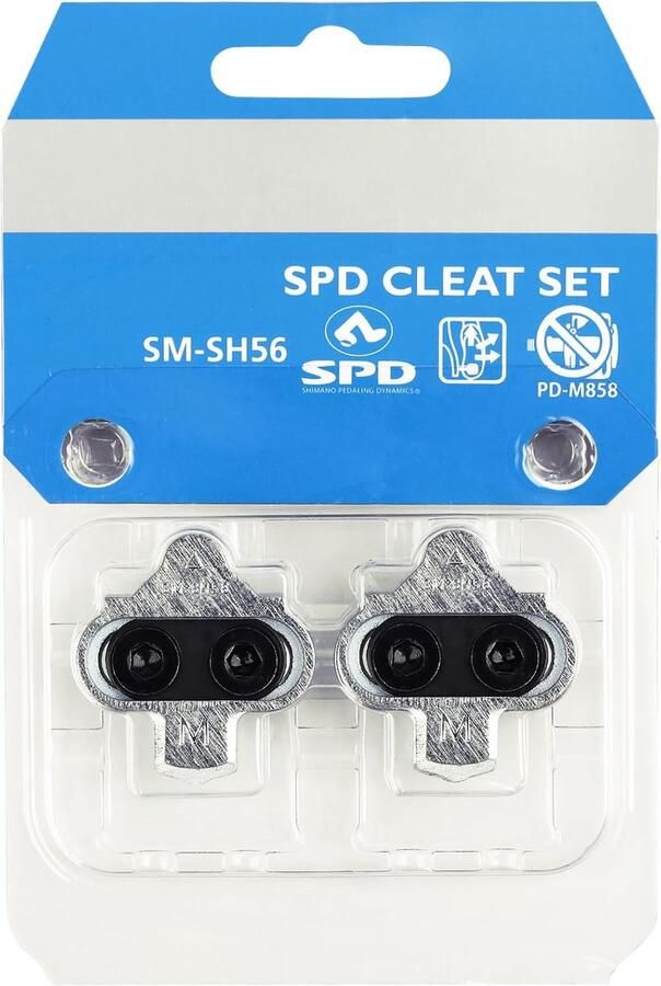 Fietsschoenplaten Set SPD Clips Fietsen Binnen Meervoudige Ontgrendeling 50 gram Zilver
