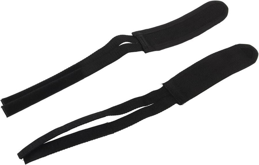 Fietstoeclips Fietspedalen clips Verbeterde stabiliteit Zelfklevende tape lengte Zwart