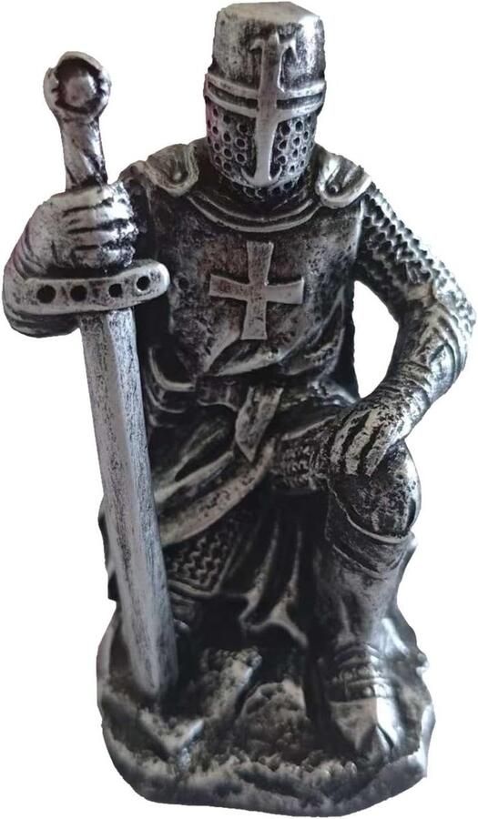 Figuurtjes Stoere Miniatuur Ridder Figuur voor op het Bureau Romeinse Soldaten Standbeeldje voor Schrijfbureau Thuis Kantoor Tuin Directie Kantoor Studeer Kamer Bibliotheek