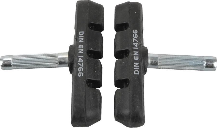 FISCHER Remschoenen remblokken voor V-rem en cantilever-rem geschikt voor fietsen en e-bikes DIN EN 14766 2 stuks