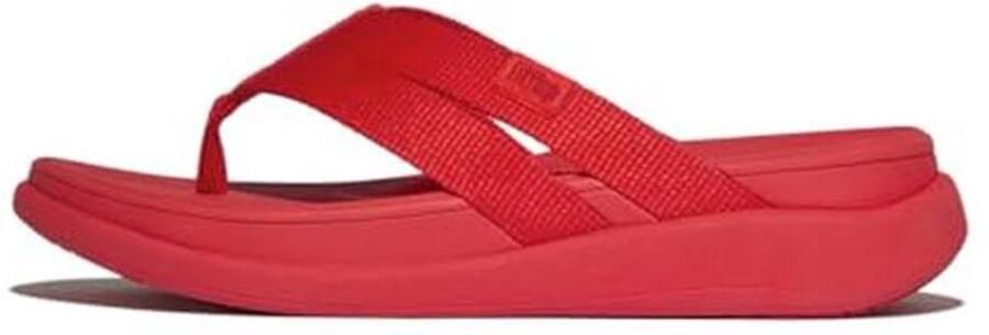 Dames F-mode Go Webbing Flatform Strappy Teenslipper Flip-flops