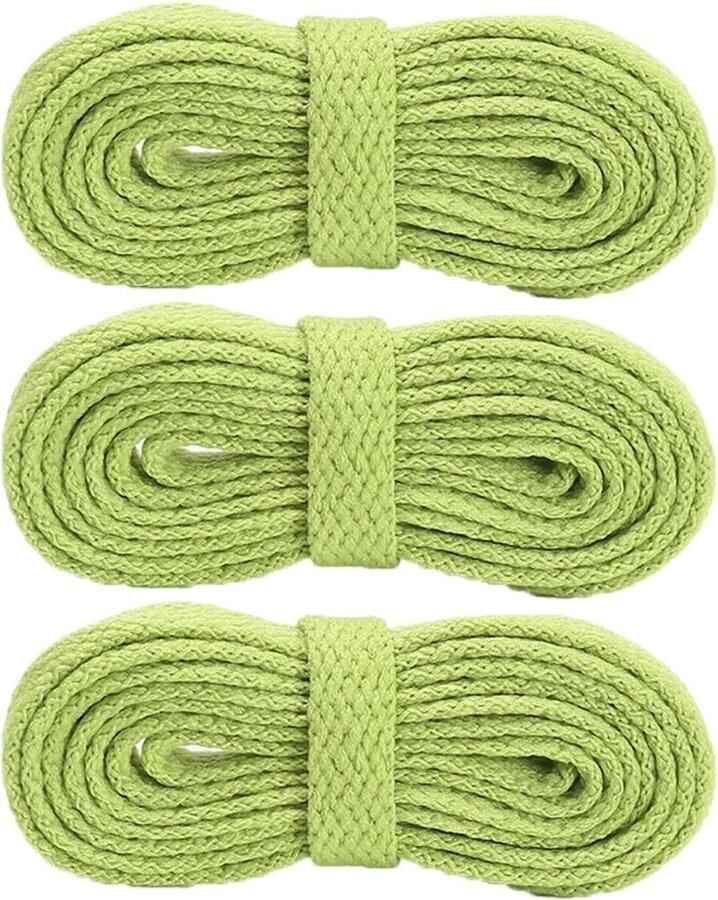 Flat Shoes Lace 3 Pair Durable Replace t Shoelaces Boot Shoelaces Sneakers Lace for Hiking Shoes Shoestrings ShopVlot