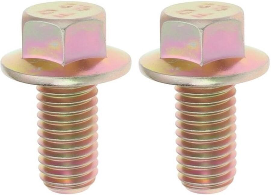 Flensbout Set 2 Stuks M10x1.5x20mm Zeshoekige Flensbouten Bevestiging Trillingsbestendig Compatibel met Polaris Onderdeel 7518700 Bevestigingsbout