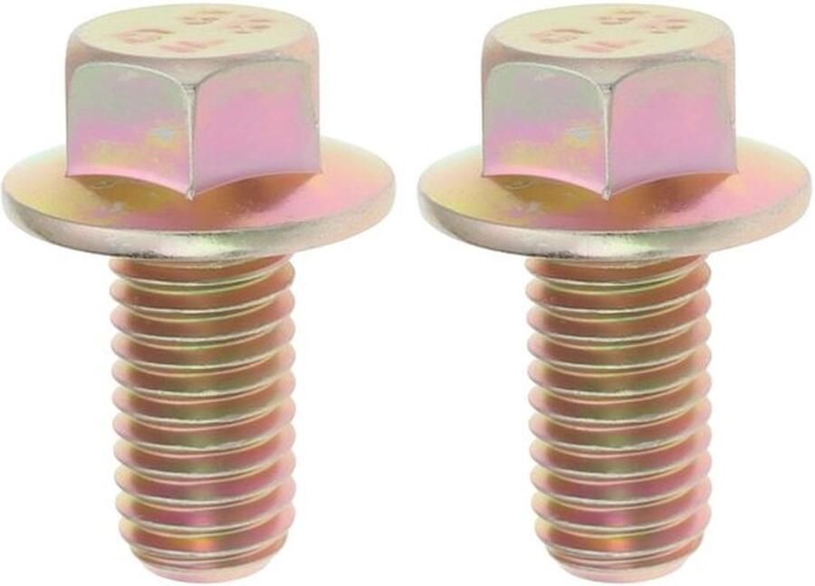 Flensbout Set 2 Stuks M10x1.5x20mm Zeshoekige Flensbouten Bevestiging Trillingsbestendig Compatibel met Polaris Onderdeel 7518700 Bevestigingsbout