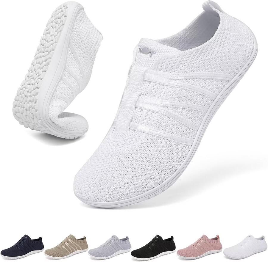 Flexibele Barefoot Sneakers Zonder Merken Ade d Lichtgewicht Slip On Sportschoenen