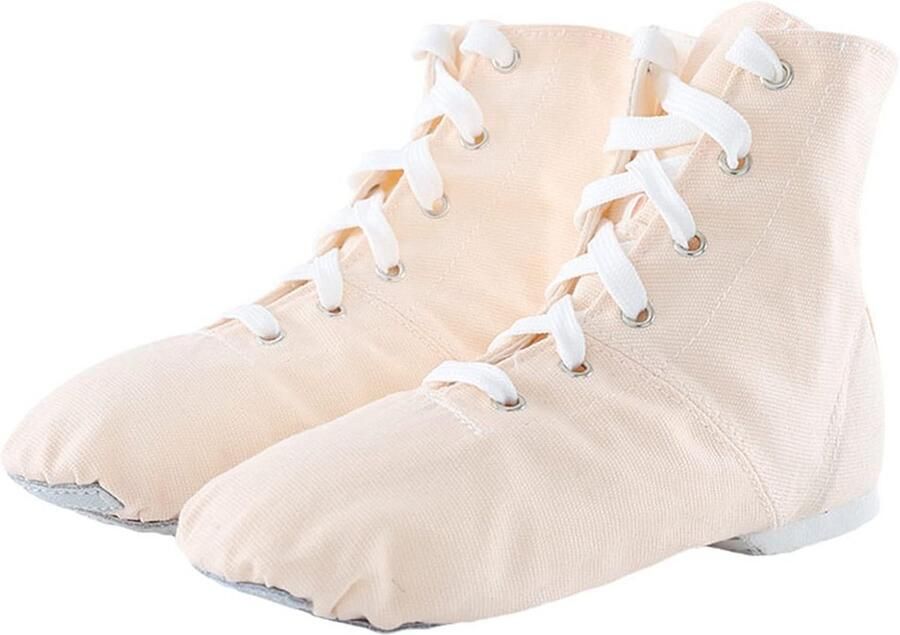 Flexibele Canvas Dansschoenen met Splitzool voor Ballet Jazz en Yoga