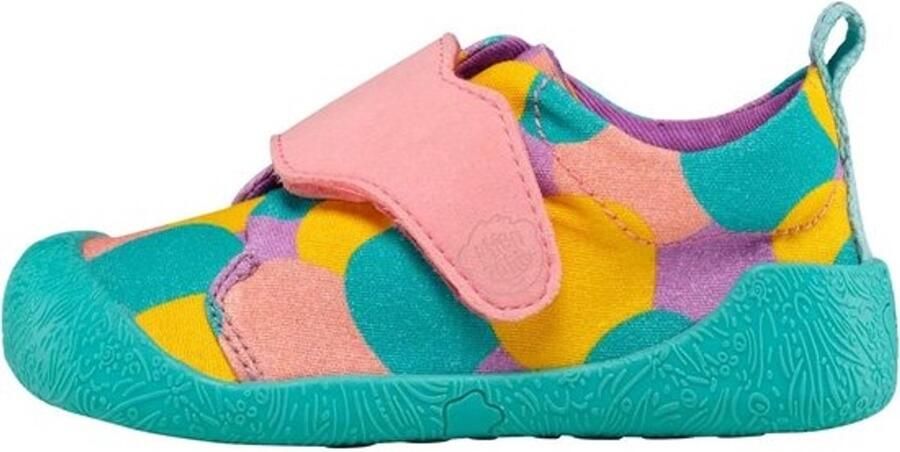 Flexibele Katoenen Loopschoenen voor Peuters met Antislipzool en Klittenband t m