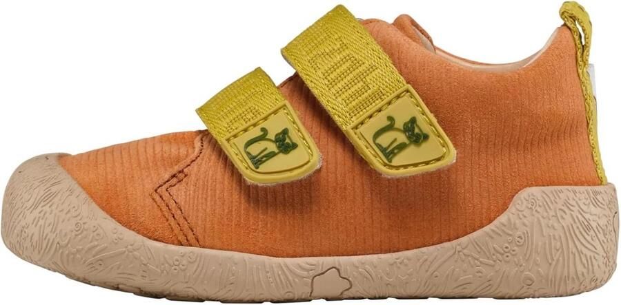 Flexibele Kindersneakers met Klittenband Antislip Leren Loopschoenen