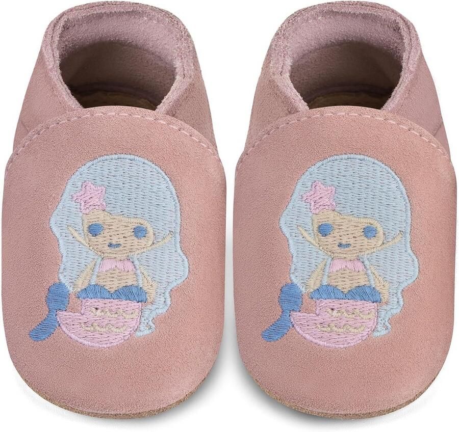 Flexibele Leren Babyschoenen om te Leren Lopen Antislip Suède Zolen