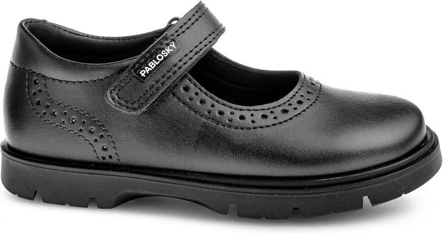 Flexibele Meisjesschoenen Uniform en Vrije Tijd met Klittenband