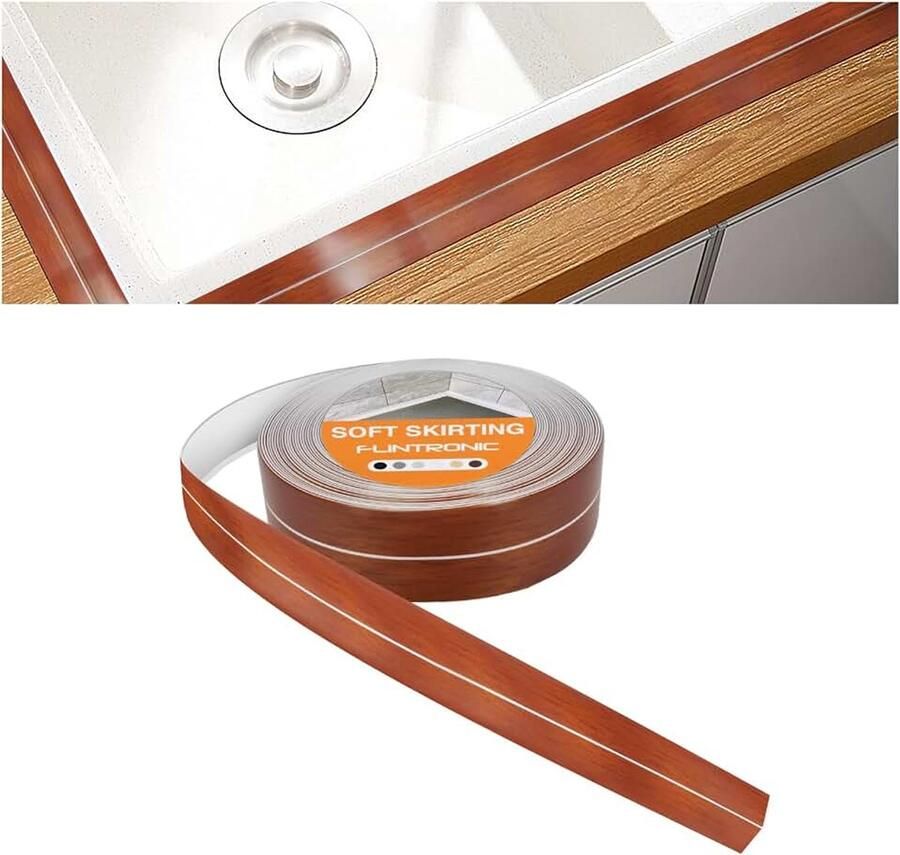 Flintronic Bad Sealant Strip 10 m zelfklevende afdichtingsstrip waterdicht oliebestendig schimmelbestendig afdichtingstape voor keuken gootsteen badkamer